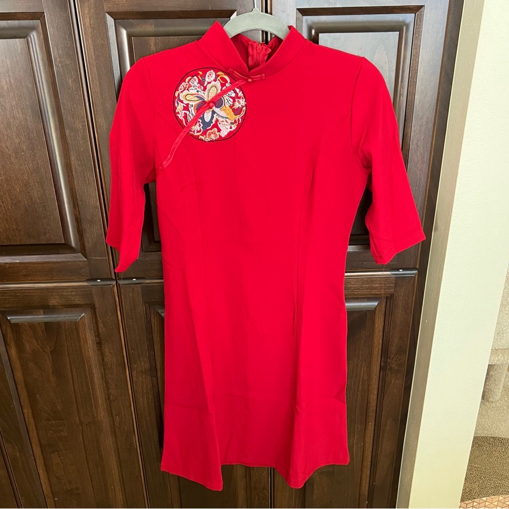 NWT Cheongsam style dress, US 6